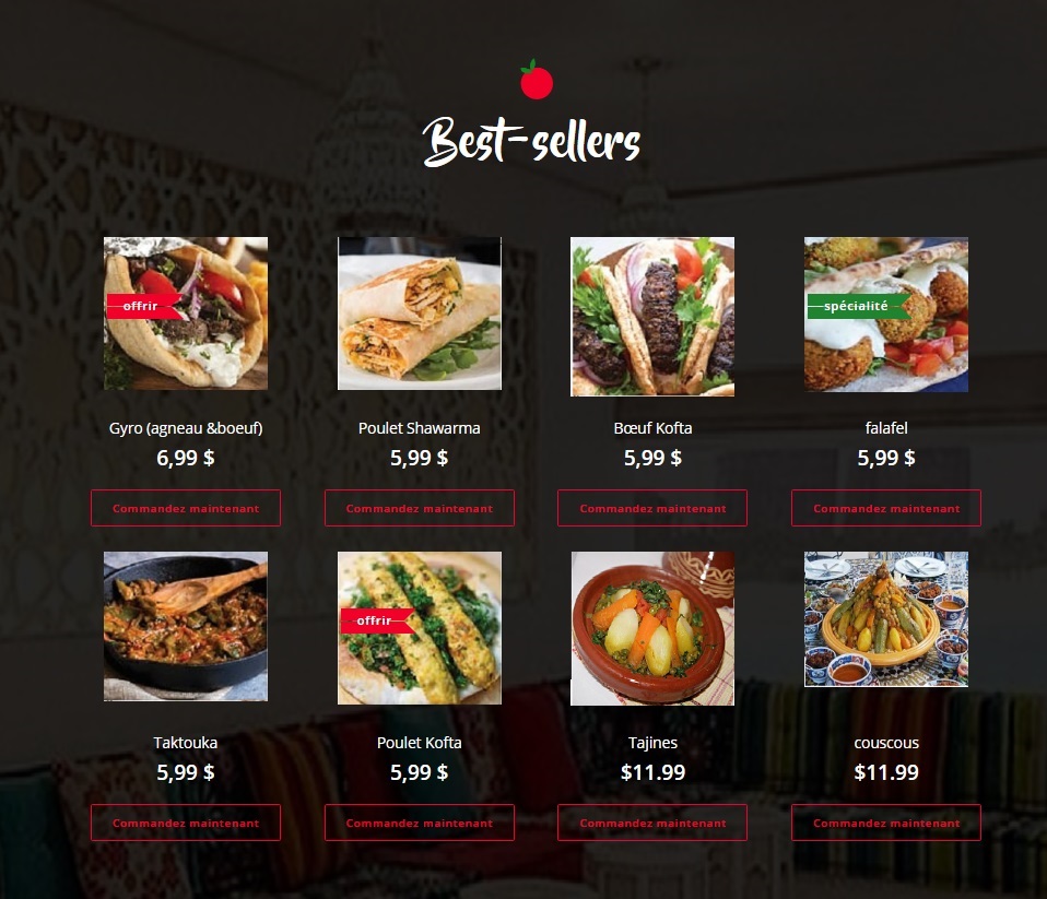 créer site internet restaurant